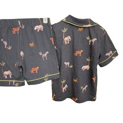 Boy's Short PJ's With Button Through Top