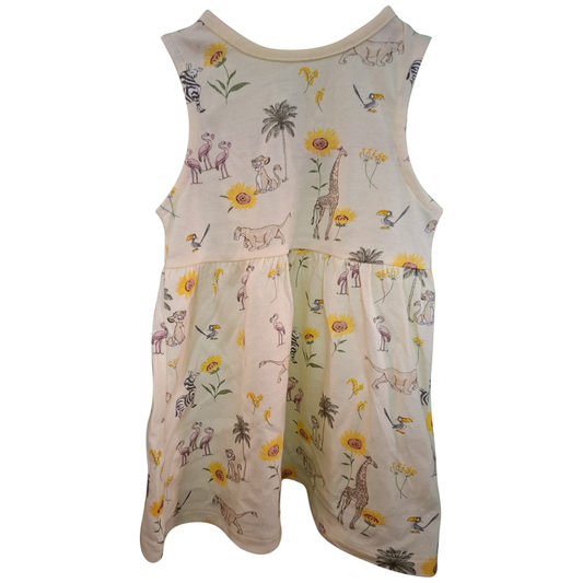 Baby Girl's Animal Motif Sleeveless Dress