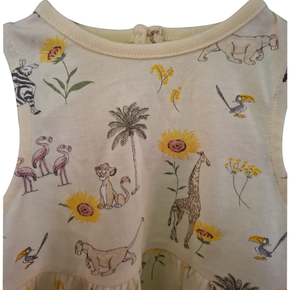 Baby Girl's Animal Motif Sleeveless Dress