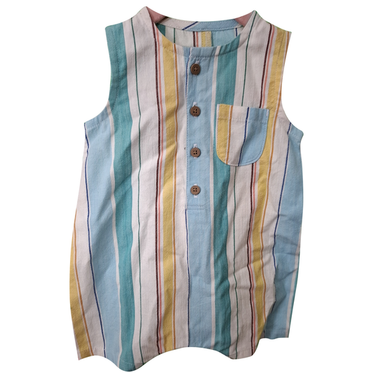 Baby Boy's Summer Romper Suit