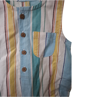Baby Boy's Summer Romper Suit