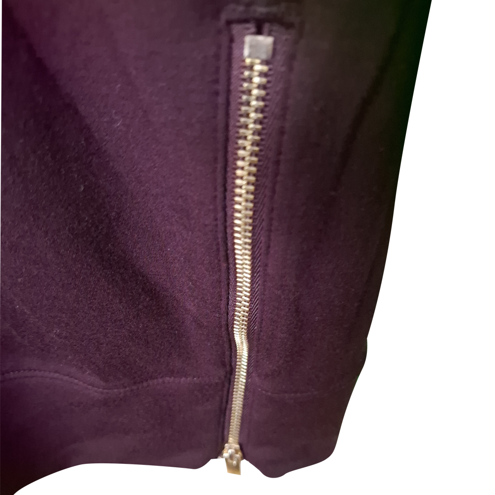 Woman's Longline Sports Top with Side Zips