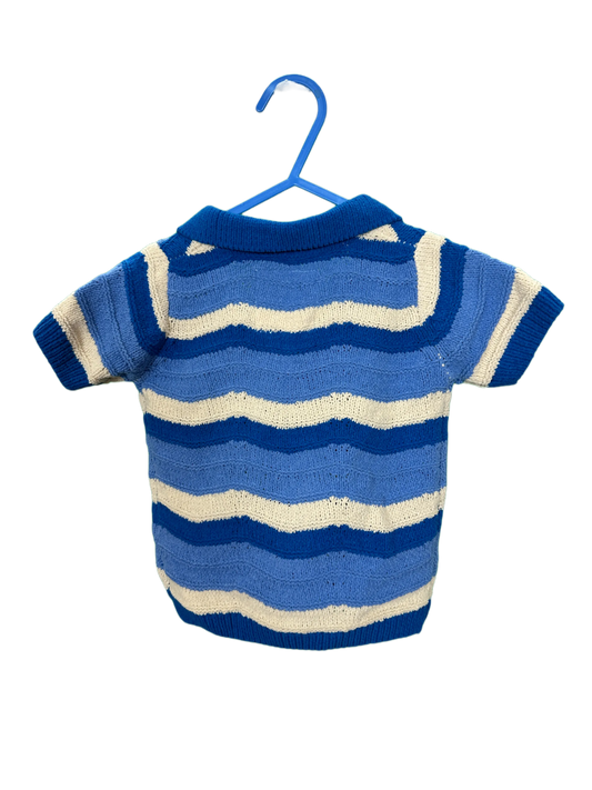 Baby boy knitted shorts and cardigan set