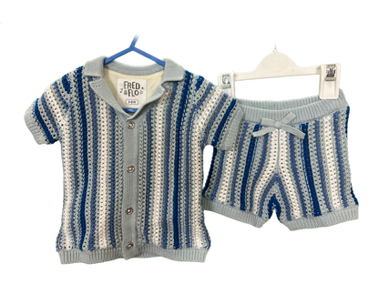Baby boy Cardigan and short's set