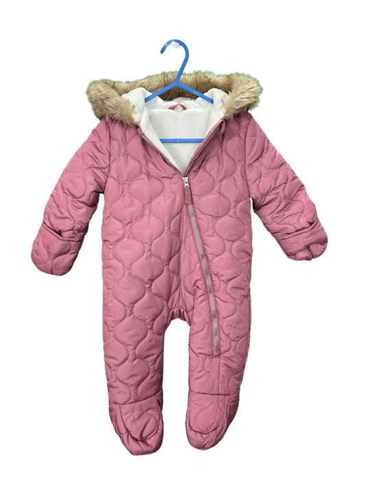 Baby Girls all in padded snow suit
