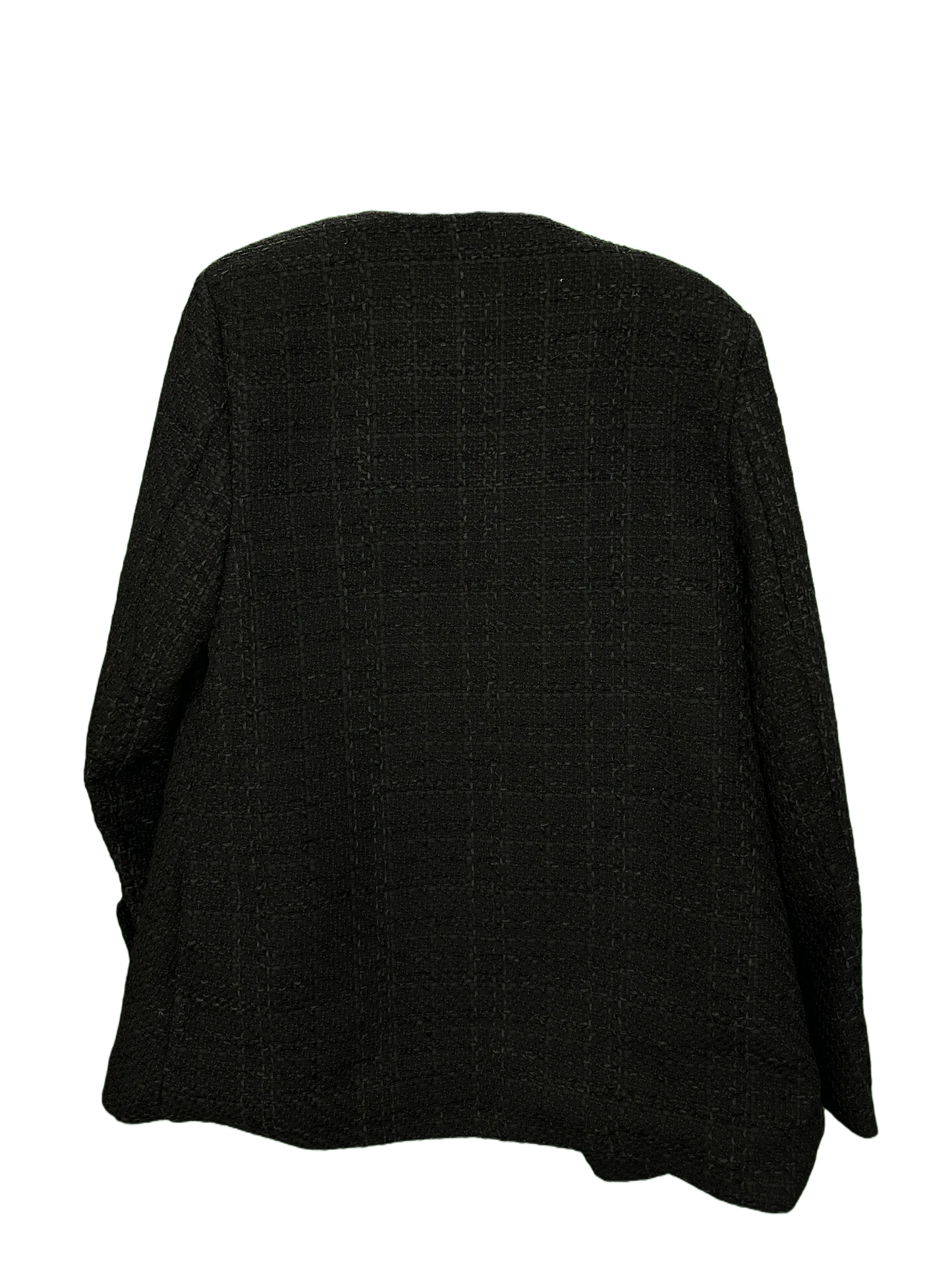 Womans collarless  Jacket with brass buttons
