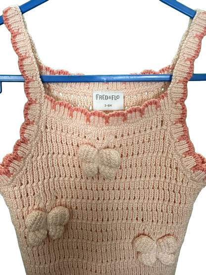Baby Girl's Pinafore Dress Age 3/6mths