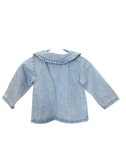 Baby girls light denim coat