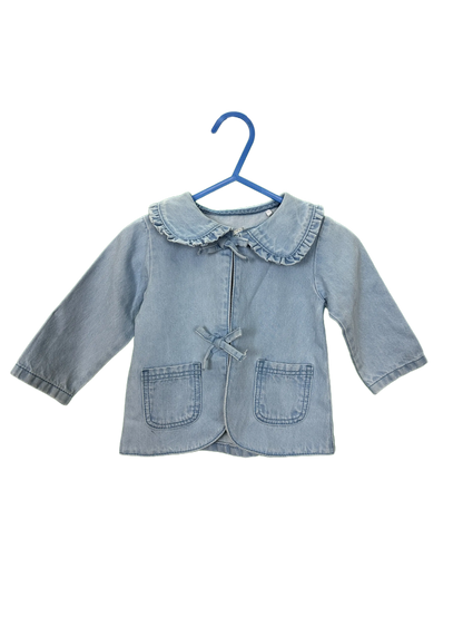 Baby girls light denim coat