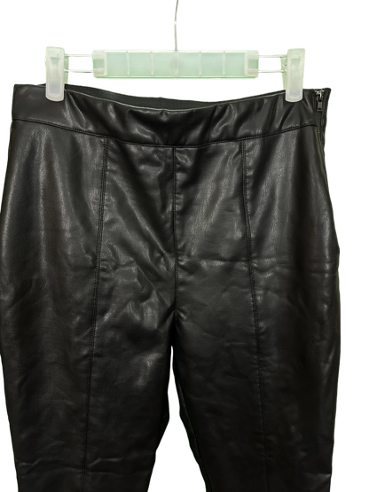 Woman's faux leather trousers