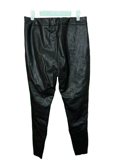 Woman's faux leather trousers