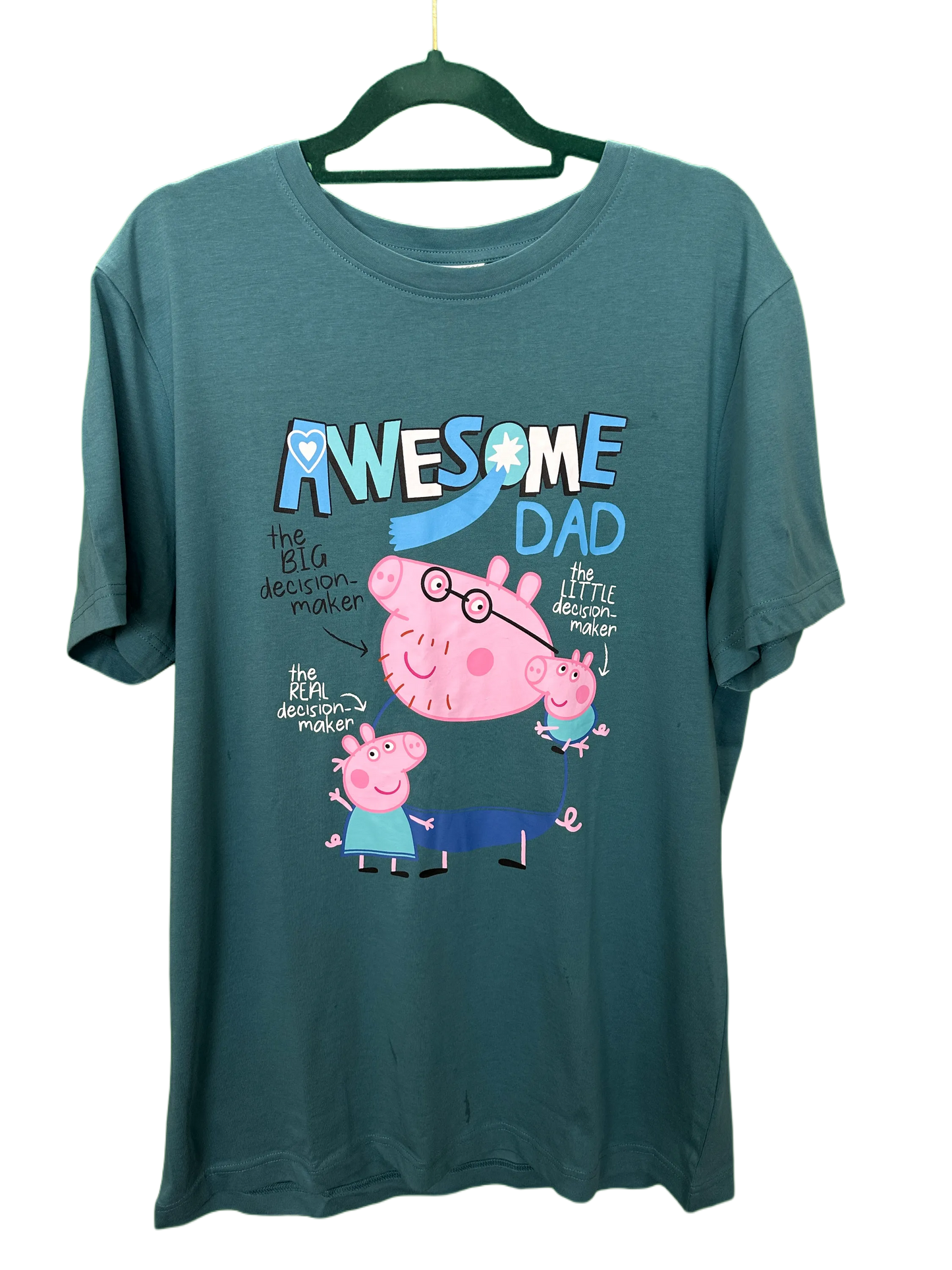 Men's short sleeved Awesome Dad Peppa Pig T-Shirt