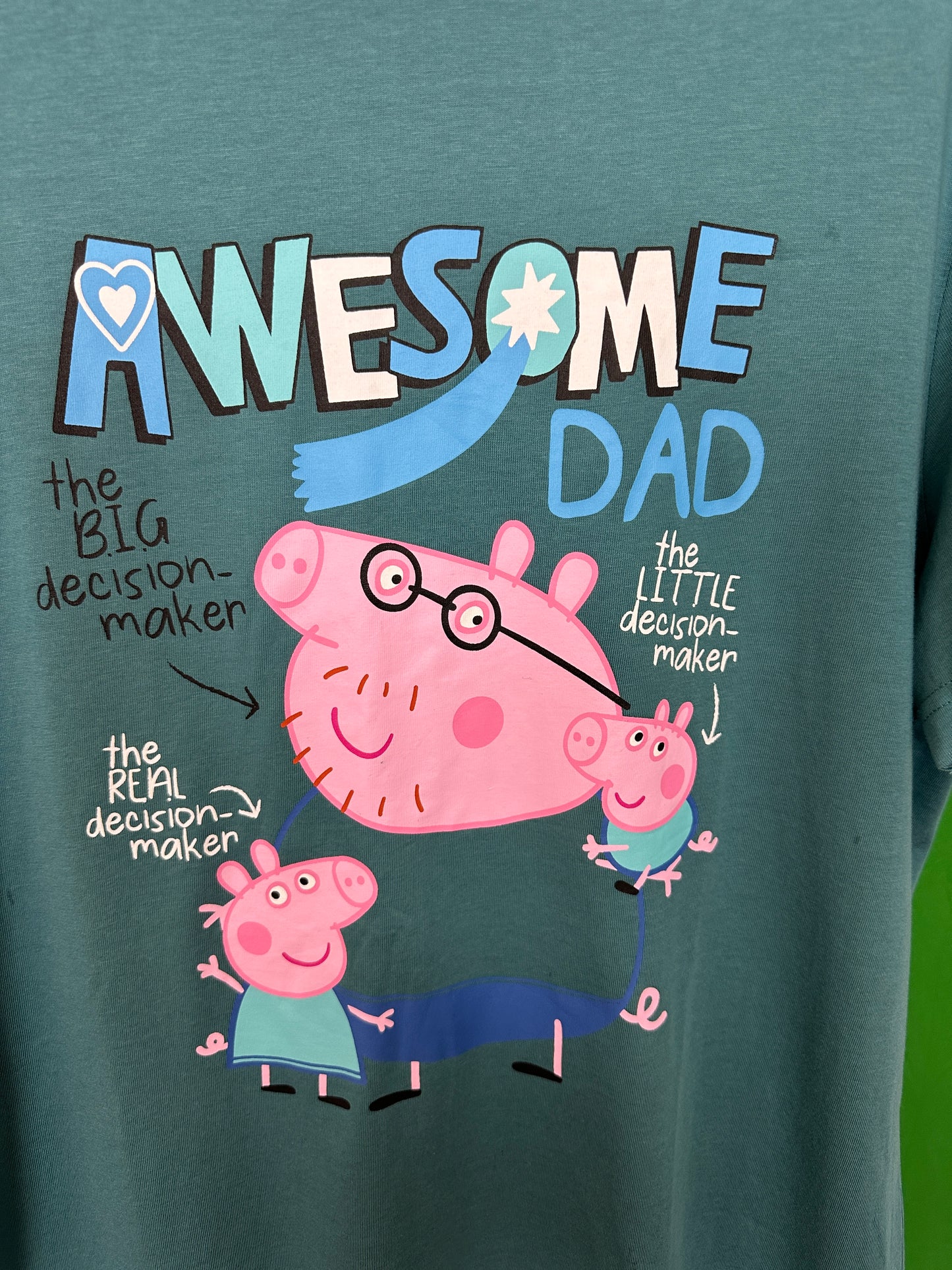 Men's short sleeved Awesome Dad Peppa Pig T-Shirt
