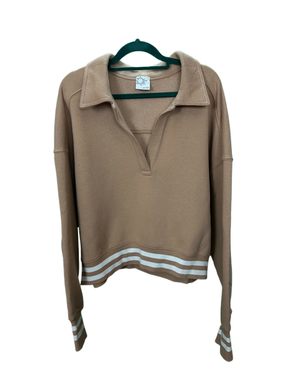 Offline by Aerie Woman's cropped sweatshirt with a collar