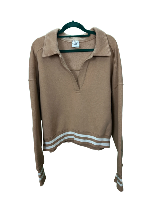 Offline by Aerie Woman's cropped sweatshirt with a collar