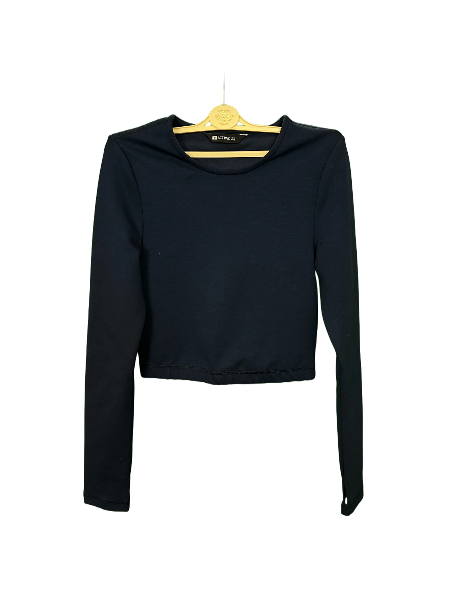 Woman's active long sleeved short top Size "S"