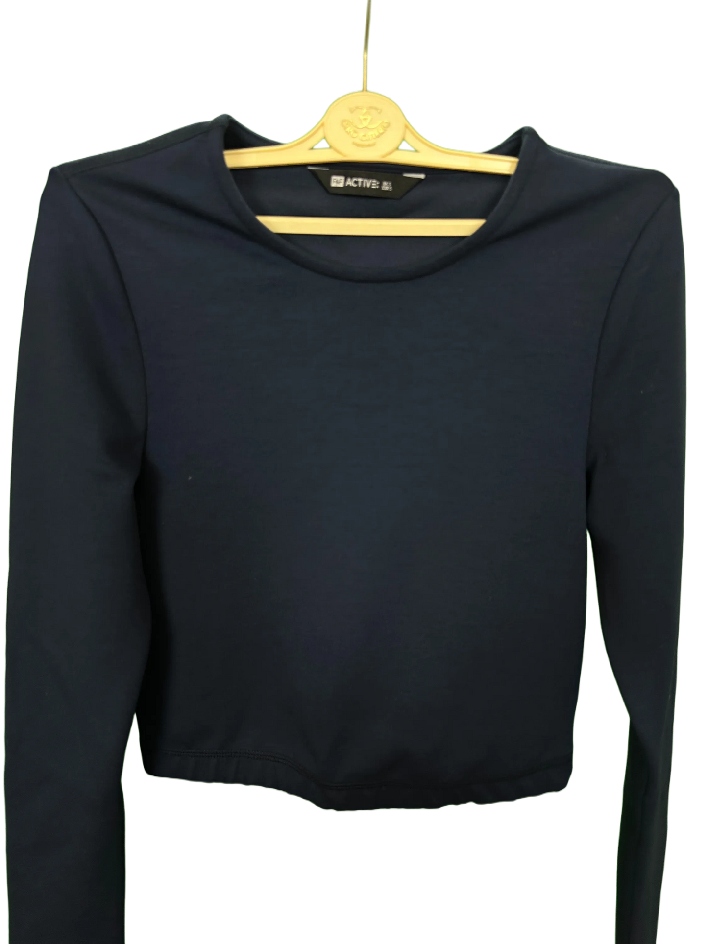 Woman's active long sleeved short top Size "S"
