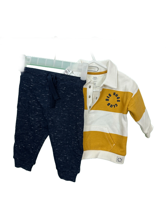 Baby boy's sweat shirt and leggings set
