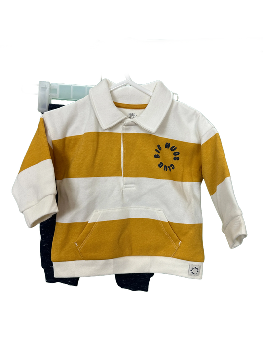 Baby boy's sweat shirt and leggings set