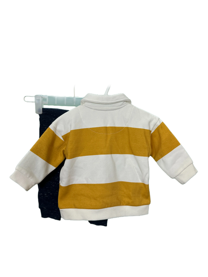 Baby boy's sweat shirt and leggings set