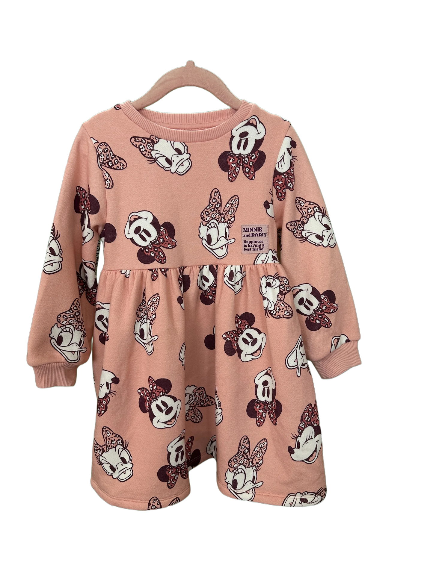 Girls Minnie Mouse & Daisy  Dress Age 7/8yrs