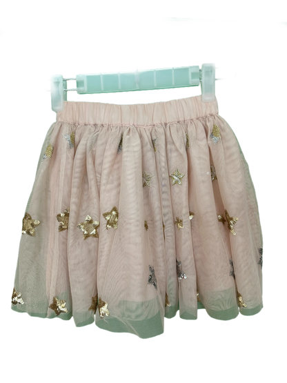 Girl's Fully Lined Net Skirt