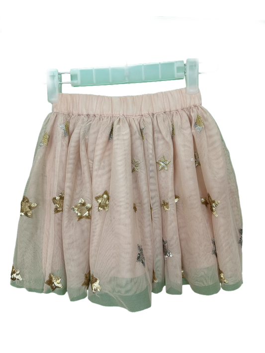 Girl's Fully Lined Net Skirt