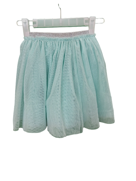 Girl's Fully Lined Glitter Net Skirt