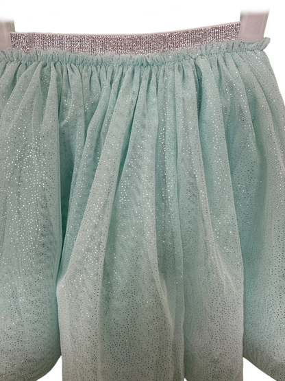 Girl's Fully Lined Glitter Net Skirt
