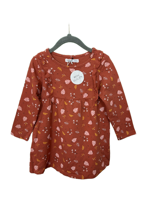 Girls Long Sleeved Fox & Bunny Dress