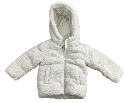 Girl's Padded Teddy Fleece Jacket Age 3/4yrs