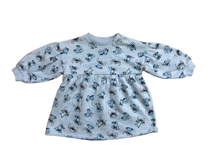 Baby Girl's Bluey Sweatshirt Dress Age 3/6mths