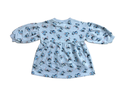 Baby Girl's Bluey Sweatshirt Dress Age 3/6mths