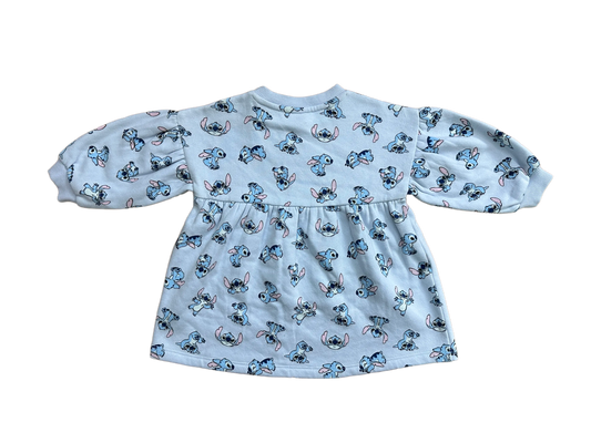 Baby Girl's Bluey Sweatshirt Dress Age 3/6mths
