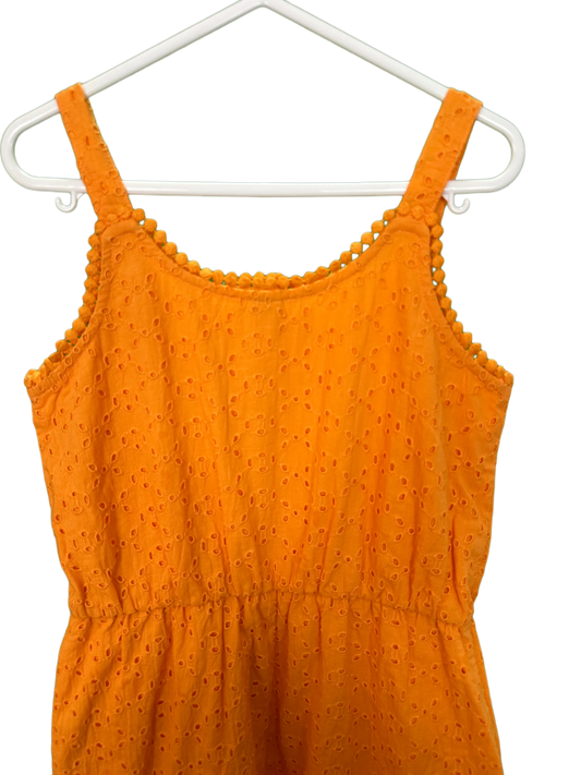 Girl's Broderie Anglaise Playsuit Age 7/8yrs