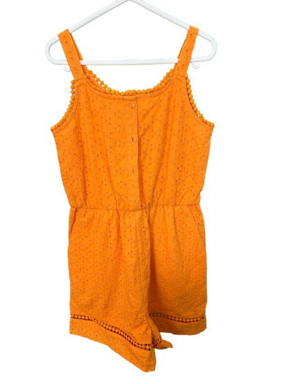 Girl's Broderie Anglaise Playsuit Age 7/8yrs