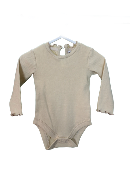 Baby Dungaree Dress and Popper Vest two part set Age 3/6mths