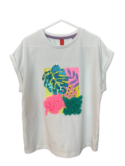 Girls Fruit T-Shirt with sequines Age 7/8yrs