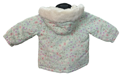 Baby showerproof fleece lined jacket with hood Age 3/6mths
