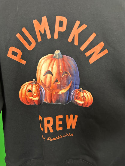 Unisex Pumpkin Crew Halloween Sweatshirt Size M/L