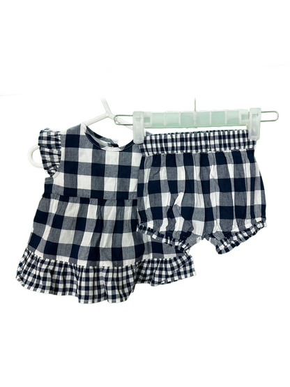 Baby Dress & Matching Panties Set Age 3/6mths