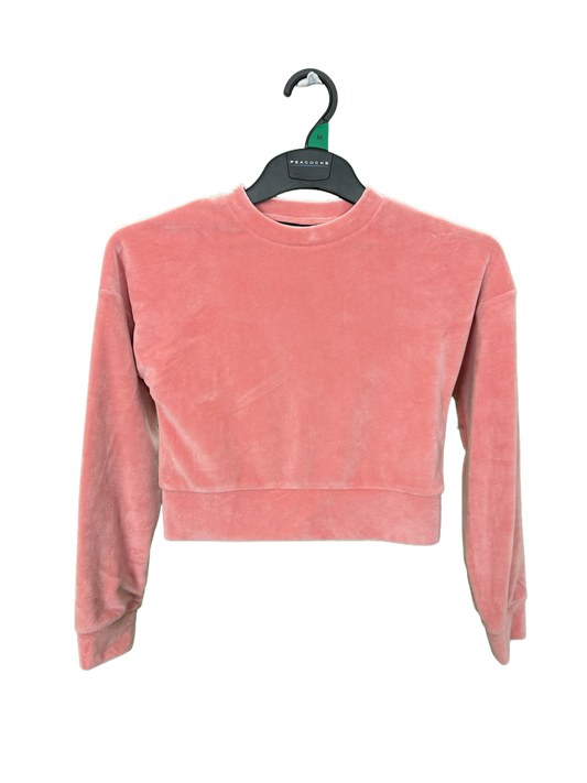 Girl's Velour Long sleeved top Age 7/8yrs