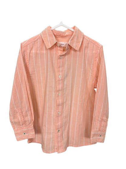 Boy's MNG/Mango Striped Long Sleeved Shirt Age 5yrs