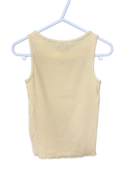 Girl's Ribbed Vest Age 3/4yrs