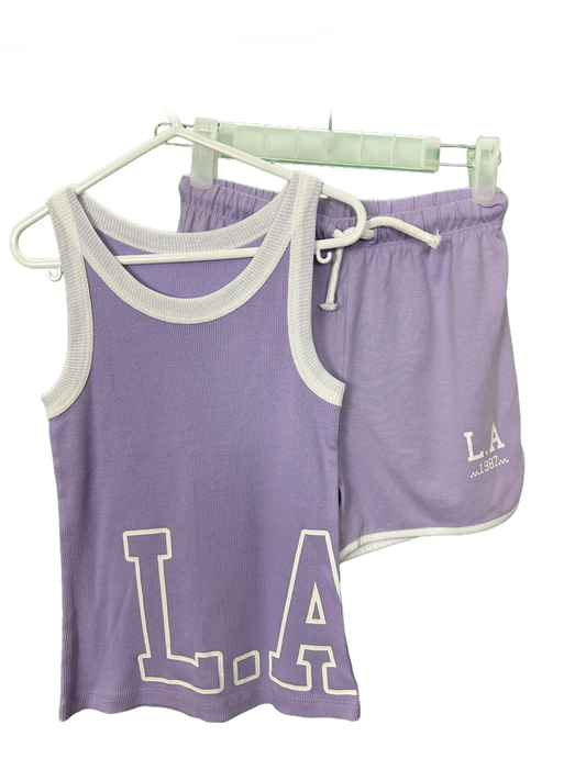 Girl's Short's & Vest Set