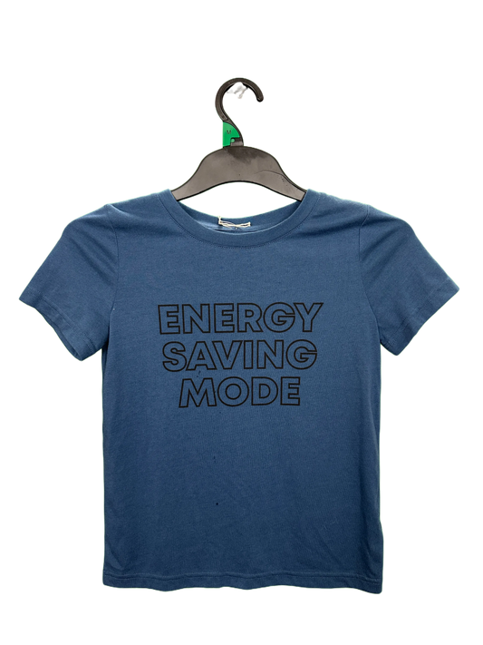 Boy's Energy Saving Mode T-Shirt Age 7/8yrs