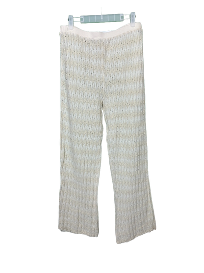Woman's Unlined Lacy Knit Trouser Size 12