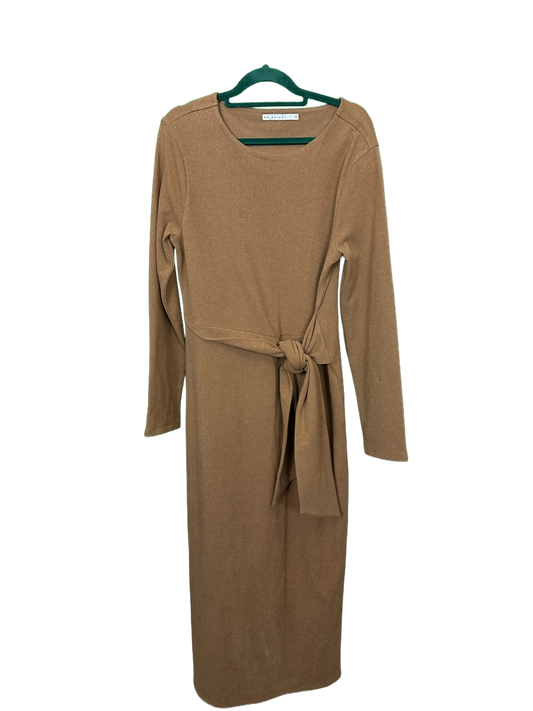 F.W. Bridge Long Sleeved Full Length Belted Dress Size 12