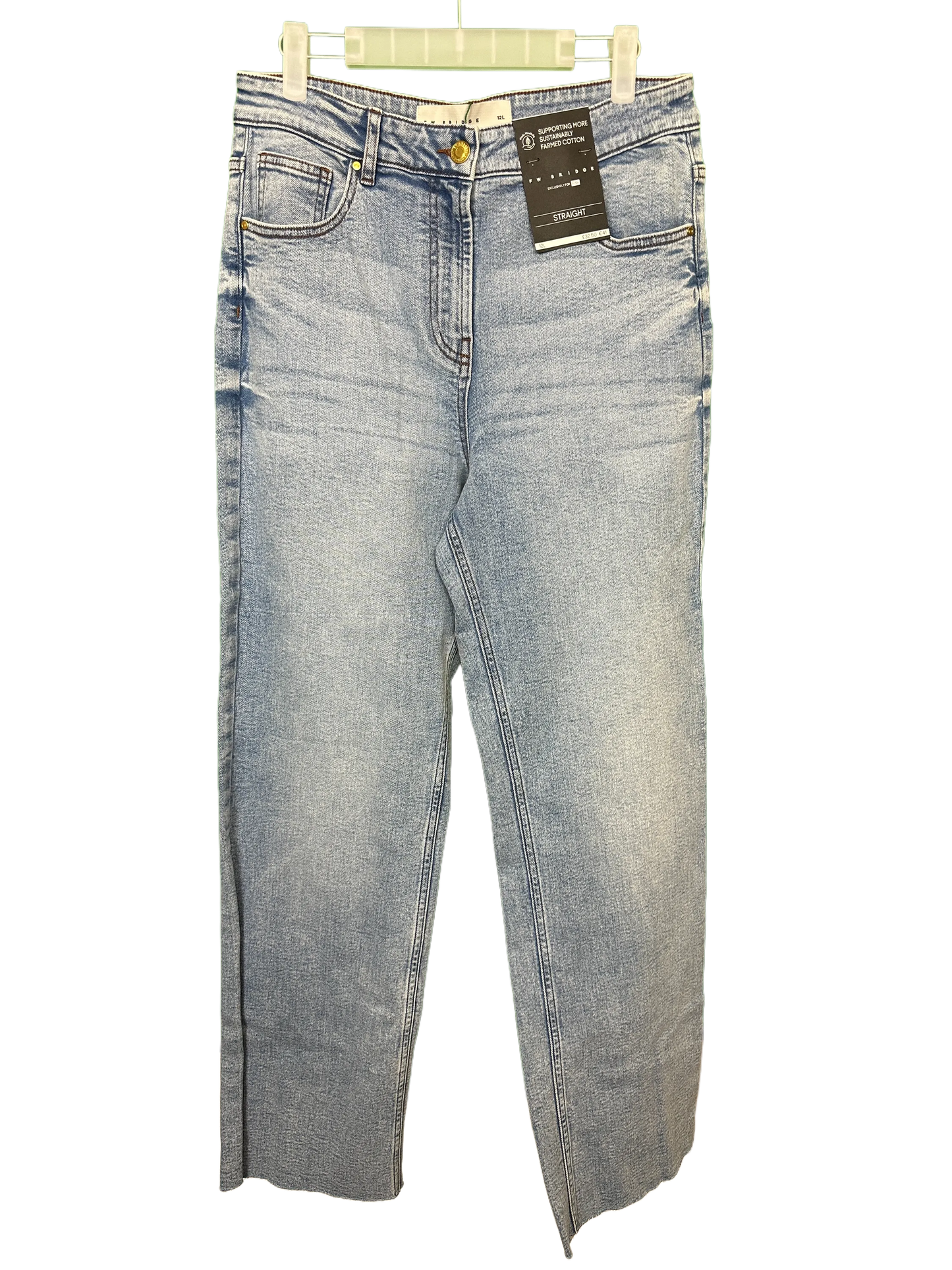 F.W Bridges Woman's Straight Leg Jeans Size 12