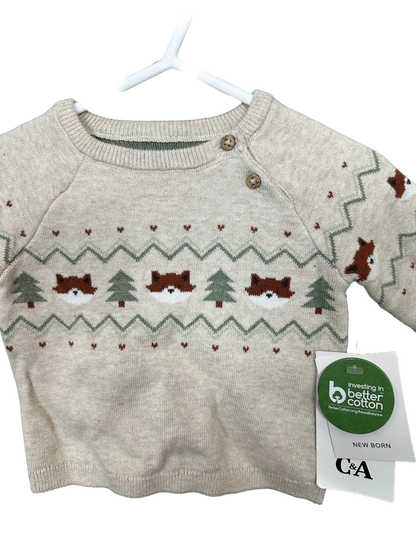 Baby's Boy's Christmas Jumper  Age 3/6mths